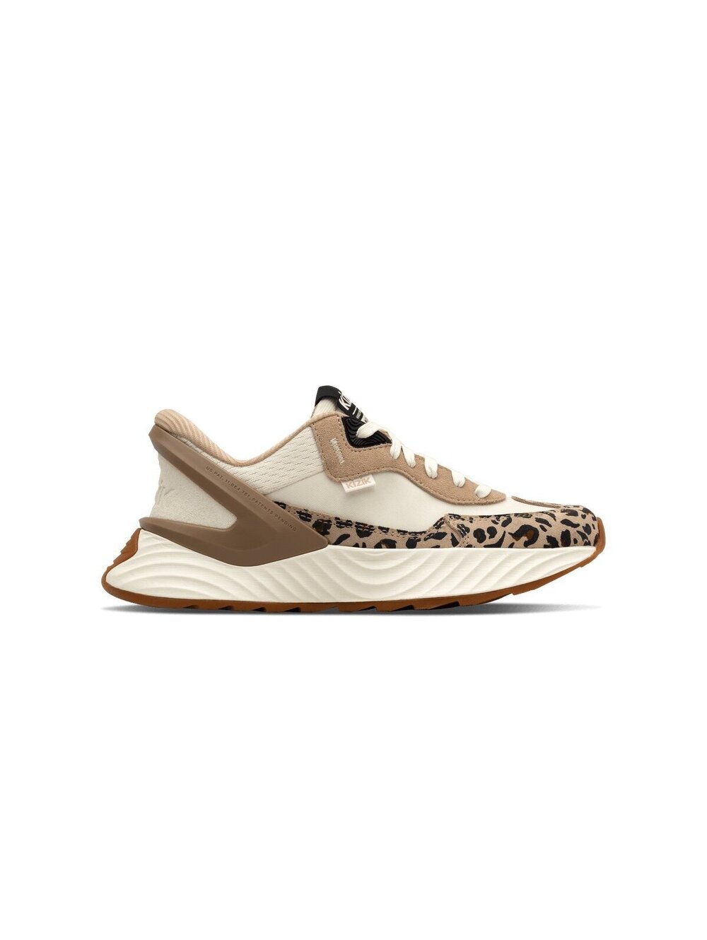 Kizik WOMEN'S MONACO Tan/ White Animal Print Size 10.5